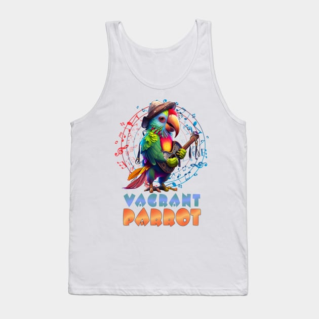 Vagrant Parrot Tank Top by VANITAS CONSTANTIN